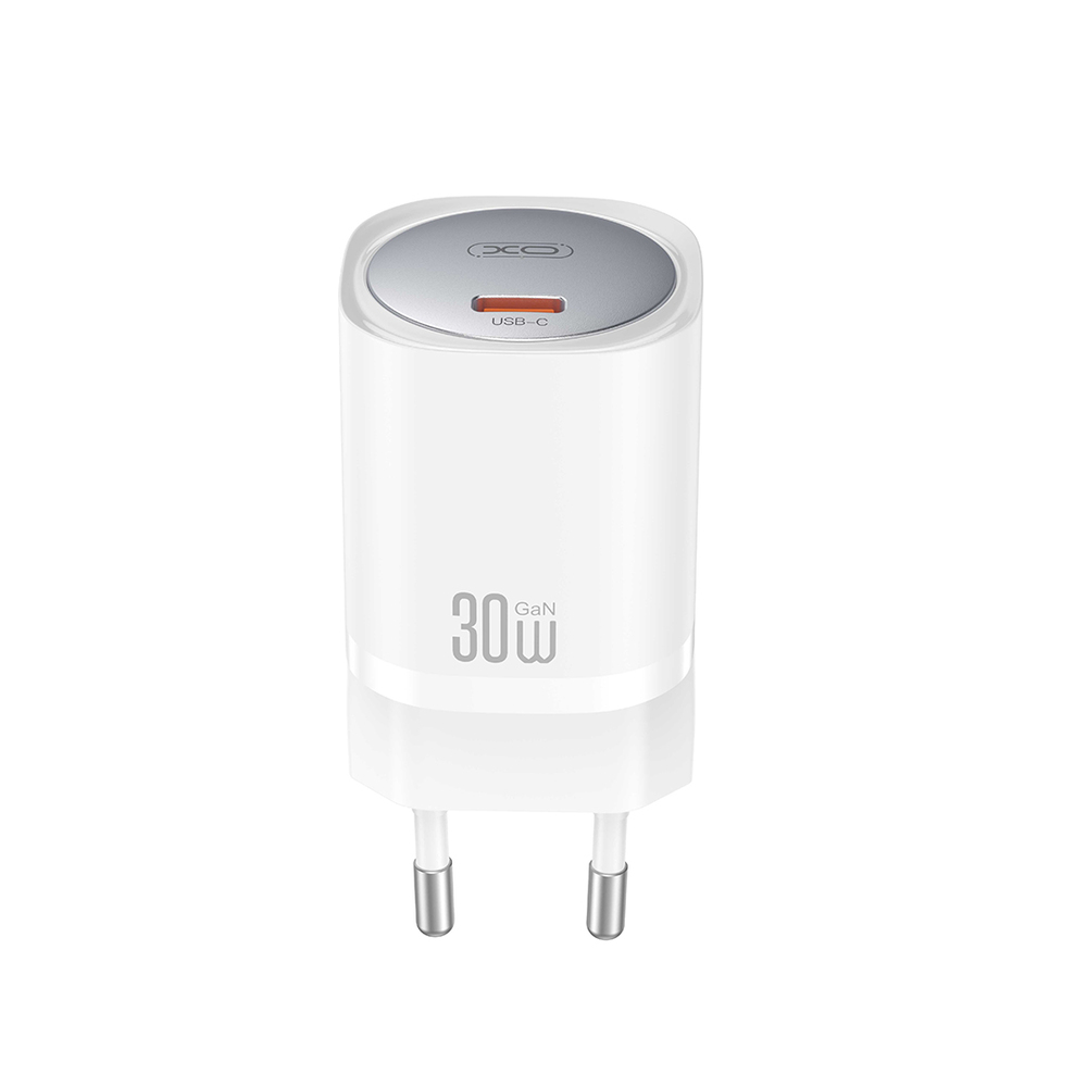 Зарядно устройство комплект XO CE20 PD 30W 1x USB-C + кабел USB-C - USB-C — снимка 2