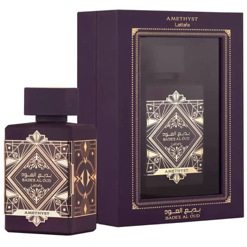 Унисекс Парфюм - Lattafa Bade'e Al Oud Amethyst EDP 100 мл. / Вдъхновен от Atomic rose / Initio Parfums Prives