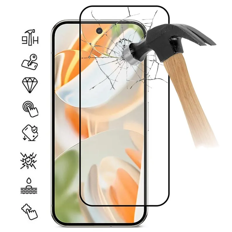5D full cover Tempered glass Full Glue screen protector Motorola Edge 70 Pro / Извит стъклен скрийн протектор с лепило от вътрешната страна за Motorola Edge 70 Pro - черен кант