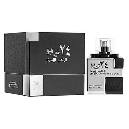 Унисекс Парфюм - Lattafa 24 Carat White Gold EDP 100 мл. / Вдъхновен от Light Blue / Dolce & Gabbana