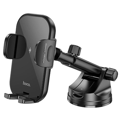 Стойка за кола с безжично зарядно Journey wireless fast charging car holder HOCO HW5 15W