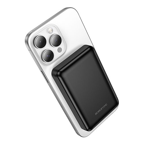 Външна батерия Магнитен Power Bank с безжично зареждане BOROFONE BJ82 Dawn 5000mAh 5W