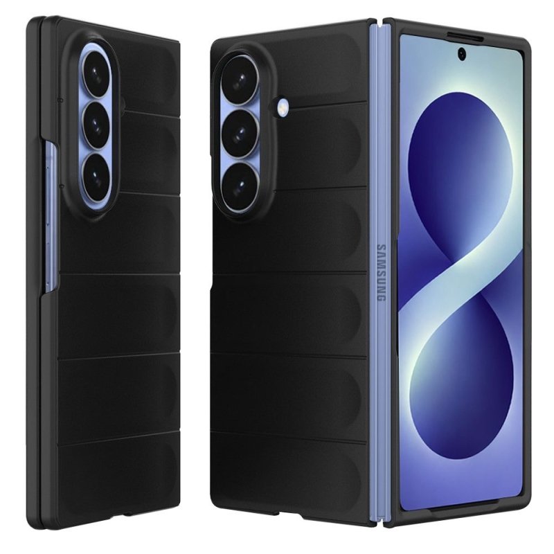 Луксозен твърд гръб / кейс за Samsung Z Fold 8 Ultra Magic case - Черен