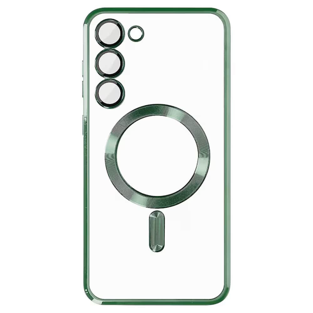 Силиконов калъф / гръб / Chrome Magsafe с безжично зареждане MagSafe за Samsung A27 - Зелен